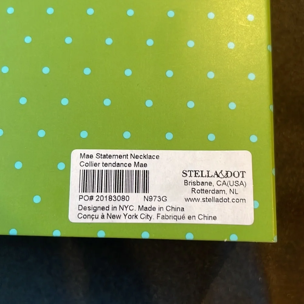 Stella & Dot Multi Colored Mixed Metal Gold-tone Mae Statement Necklace - Picture 7 of 8